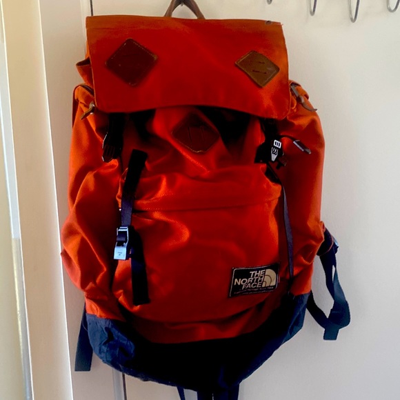 The North Face Bags The North Face Backpack Rare Orange Color